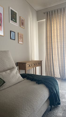 Customer photo review of Τραπέζι Κονσόλα Εισόδου Βοηθητικό Τραπέζι Μασίφ Ξύλο Πεύκο 114x34,5x73 εκ.  14005666