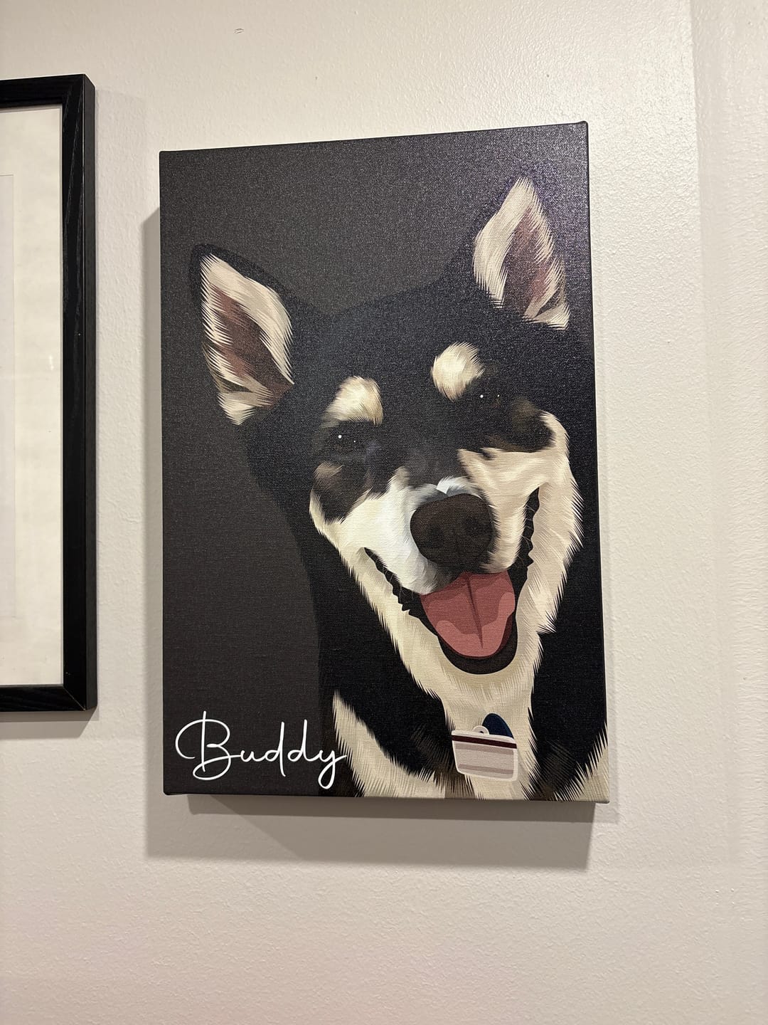 Customer photo review of Pet Art Canvas Wrap