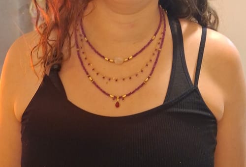 Customer photo review of שרשראות מהרני רובי