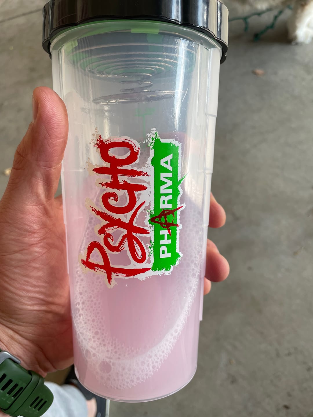 Customer photo review of Psycho Pharma Shaker Cup (Bonus)