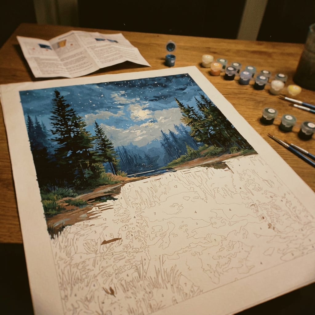 Customer photo review of Night Reflections Tranquil Water