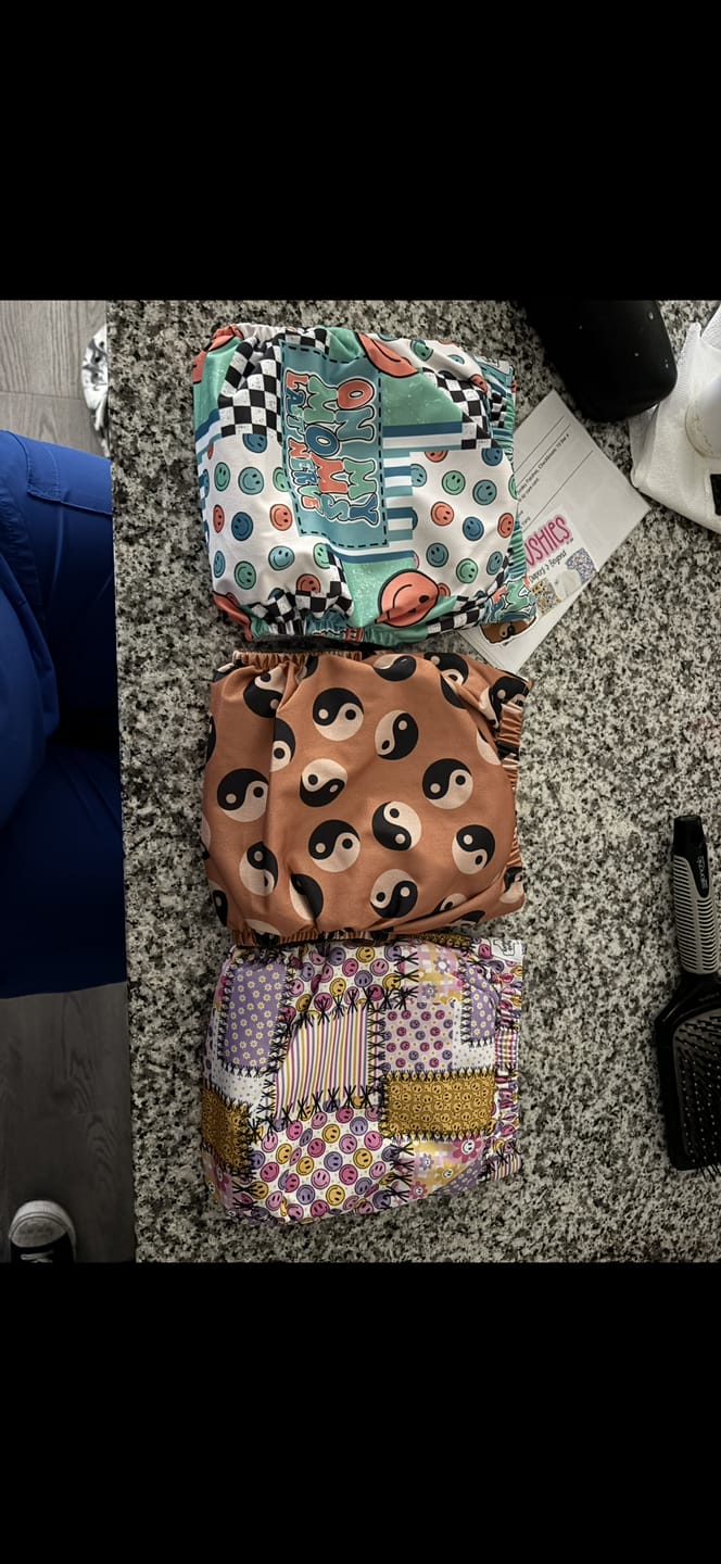 Customer photo review of Mystery Cloth Diaper Deals