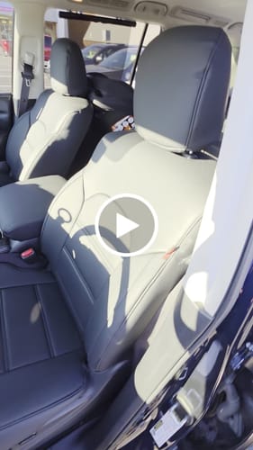 Customer video review of Premium Custom-Fit Seat Covers