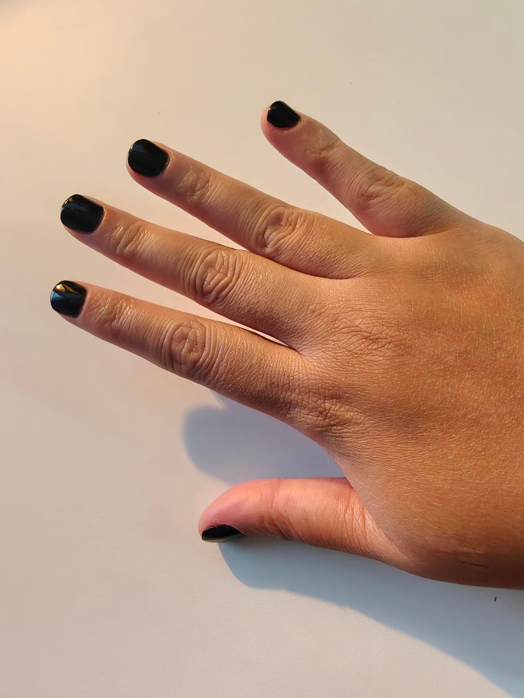 Customer photo review of Sapphire Black Dipping Powder