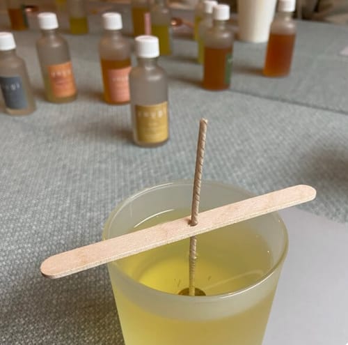 Customer photo review of Aromatherapy Candle Making Workshop, LONDON - £45