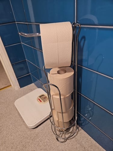 Customer photo review of Unbleached Bamboo Toilet Paper
