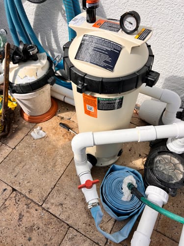 Customer photo review of Pentair Clean & Clear Cartridge Pool Filters 100sf Almd - EC-160316