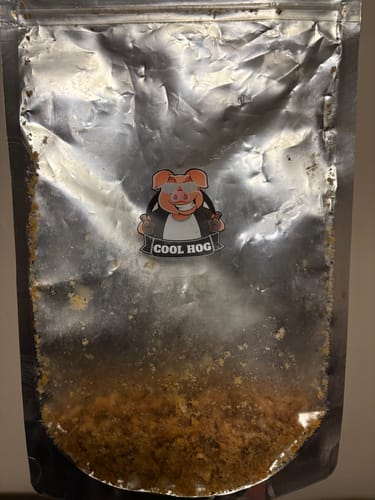 Customer photo review of Bacon Flavour Pork Scratching Resealable Bag
