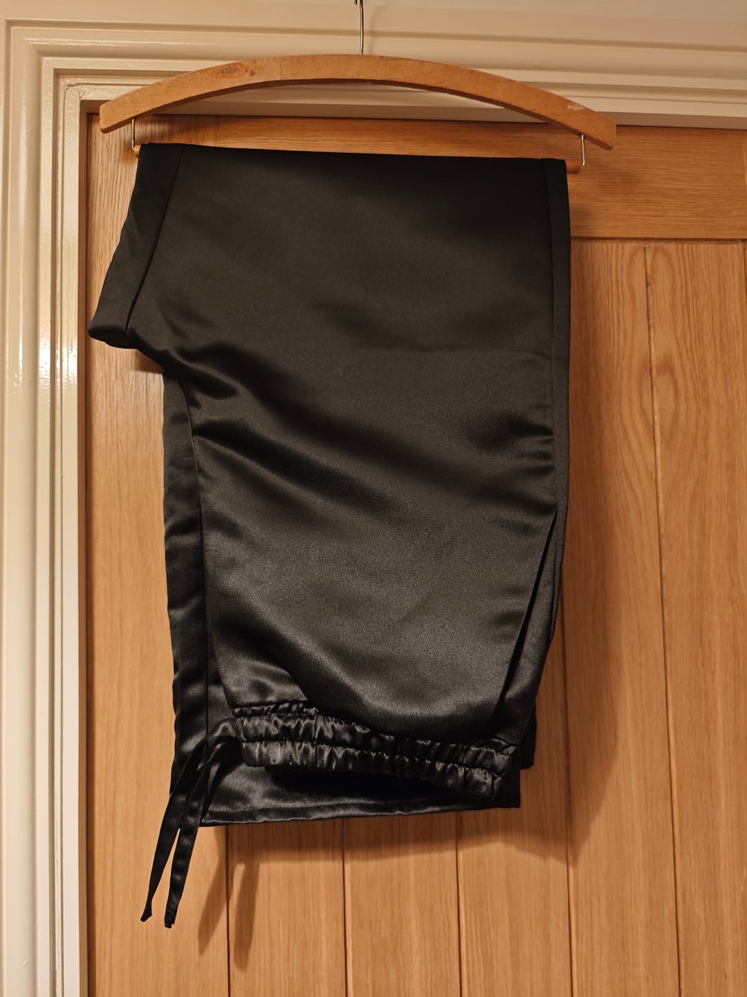 Customer photo review of Plain Duchess Satin Fabric