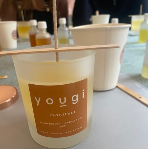 Customer photo review of Aromatherapy Candle Making Workshop, LONDON - £45