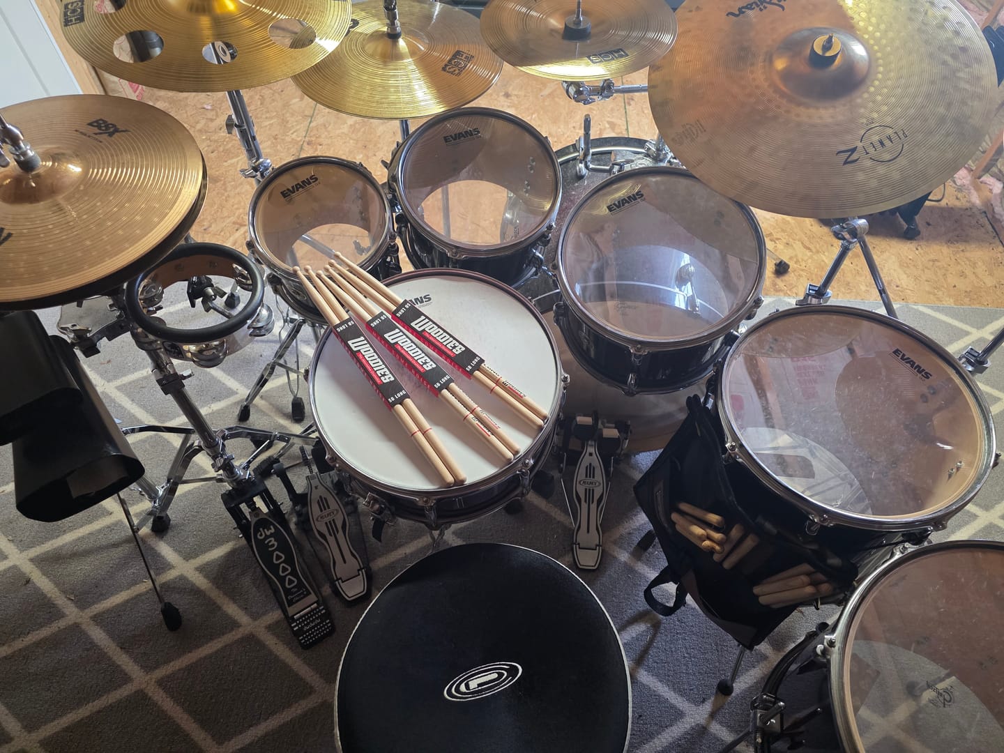 Customer photo review of American Hickory 5B Long Drumsticks