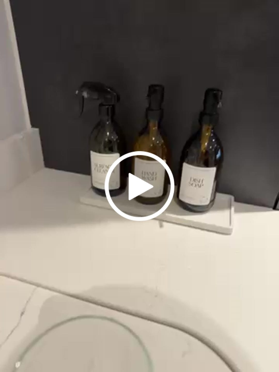 Customer video review of Spray and Pump Set of 3 Reusable Amber Glass Bottles 500 ML