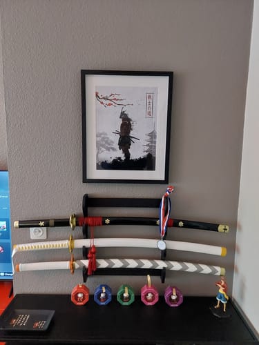 Customer photo review of Affiche Japonaise Guerrier Samouraï