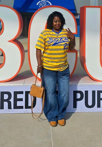 Customer photo review of Custom Gold Royal Personalized Horizontal Stripe Authentic Pullover Baseball Jersey