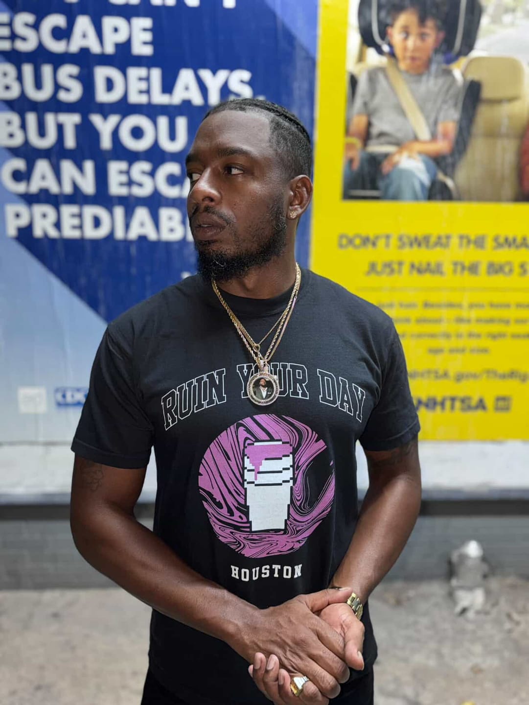 Customer photo review of Houston T-Shirt