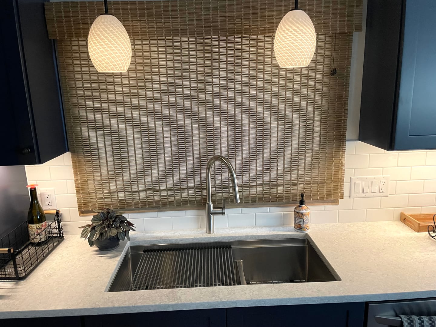 Customer photo review of 39" Undermount Workstation Sink – 16 Gauge Stainless Steel Double Bowl – Reversible – Seamless Drain (5LD39C)