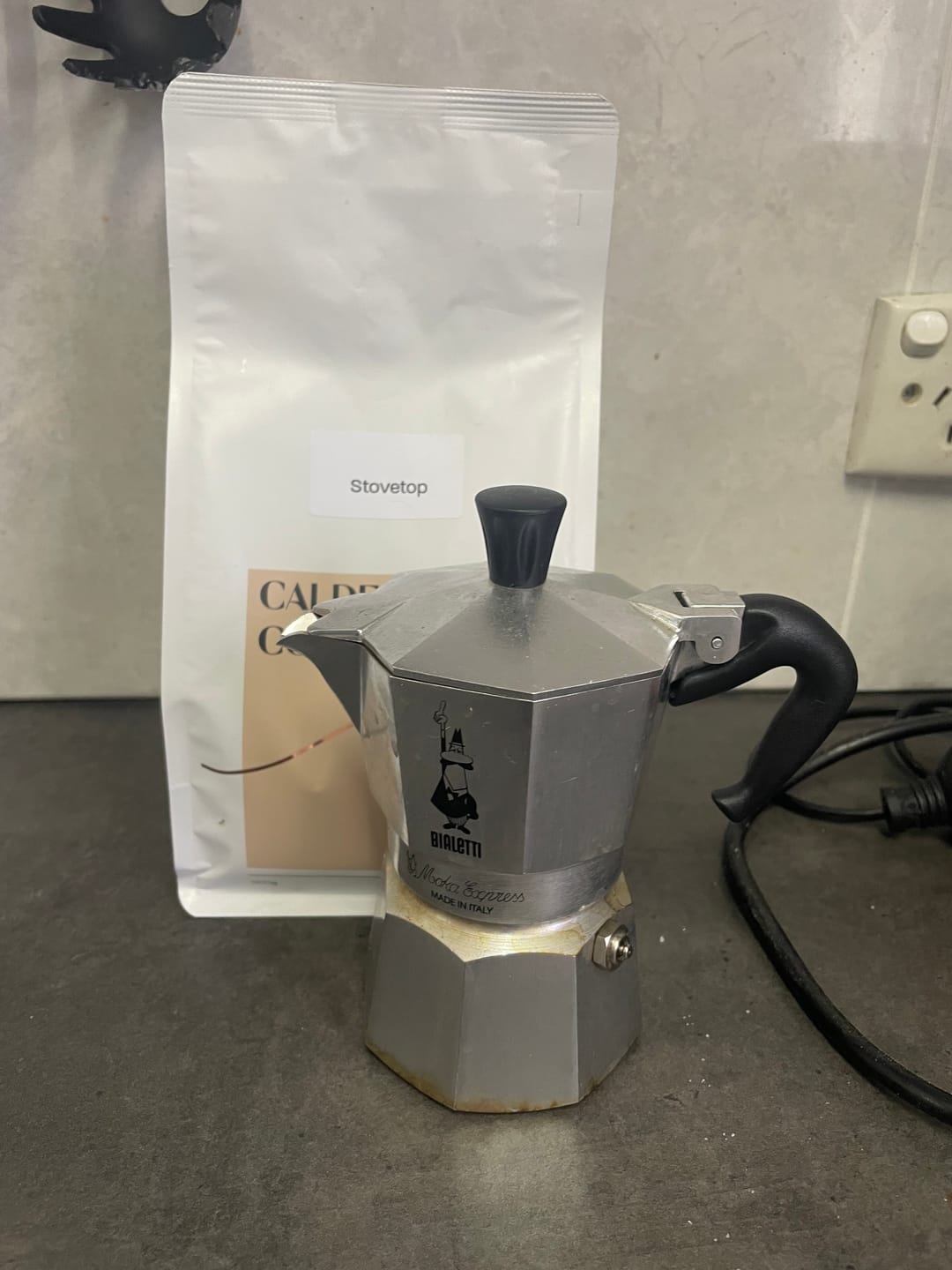 Customer photo review of Caldera Organic Espresso