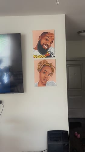 Customer photo review of Selfie Paint Party Kits