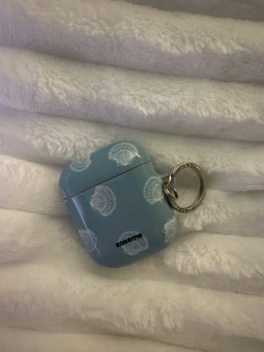 Customer photo review of Bondi Beach Blue AirPods Case