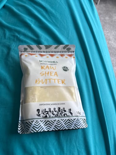 Customer photo review of Premium + Authentic Raw Shea Butter