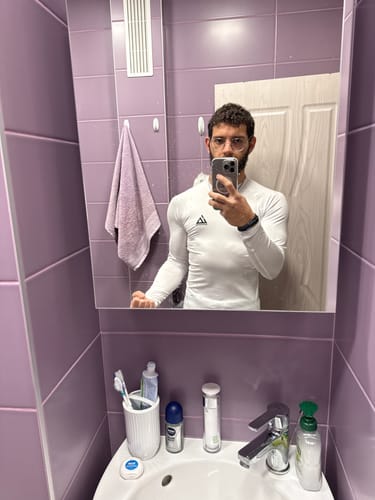 Customer photo review of Long sleeve Compression T-shirt