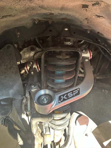Customer photo review of KSP Forged Aluminum Front Upper Control Arms For 2004-2023 Toyota Tacoma 2"-4" Lifted One-piece Aftermarket Suspension Lift Kits
