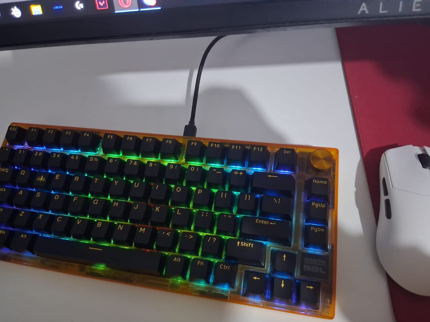 Customer photo review of Wraith W75 V2 [BBL Edition] Klavye (Manyetik Switch / HE)