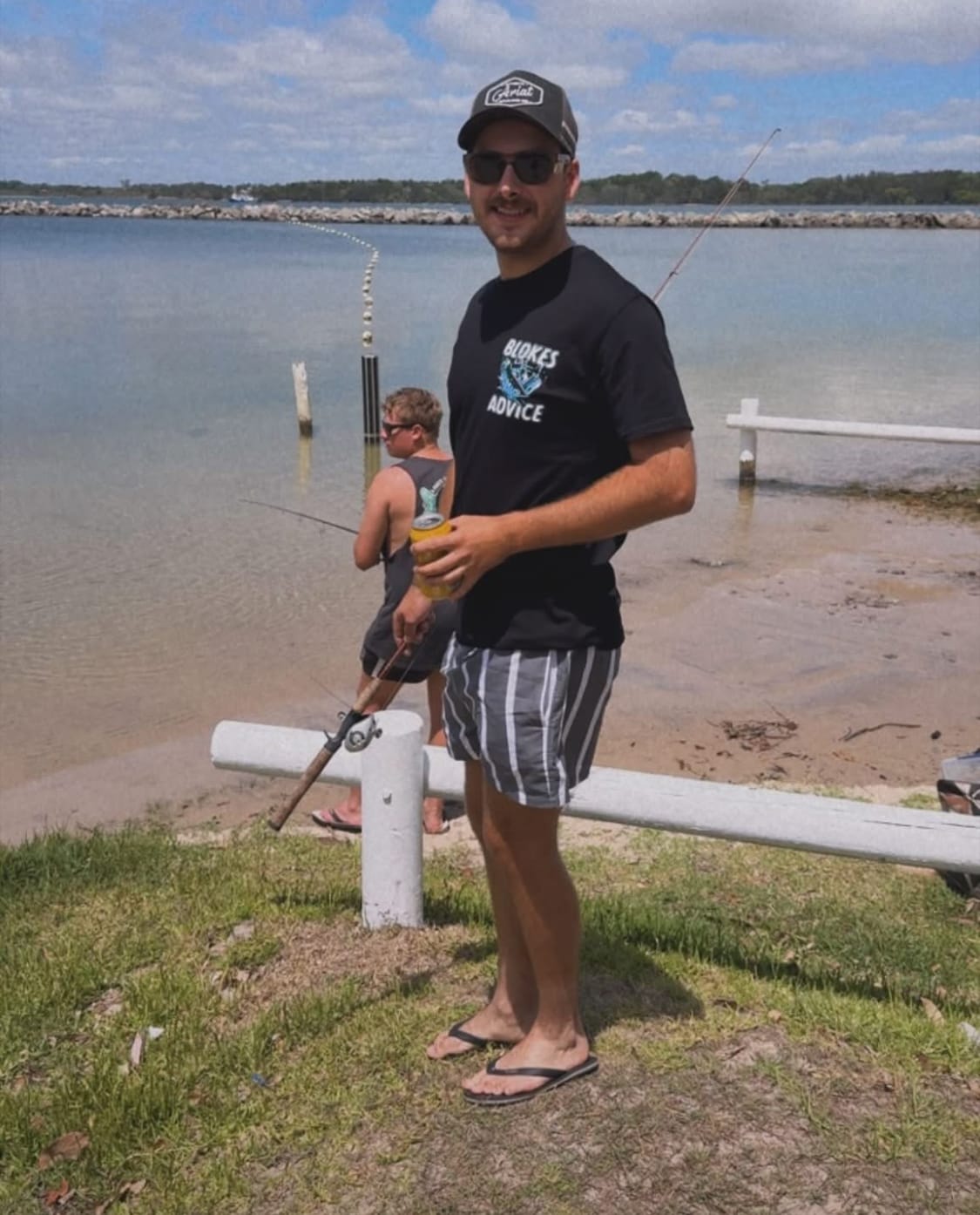 Customer photo review of Tight Lines Tee - Black