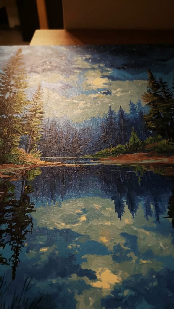 Customer photo review of Night Reflections Tranquil Water
