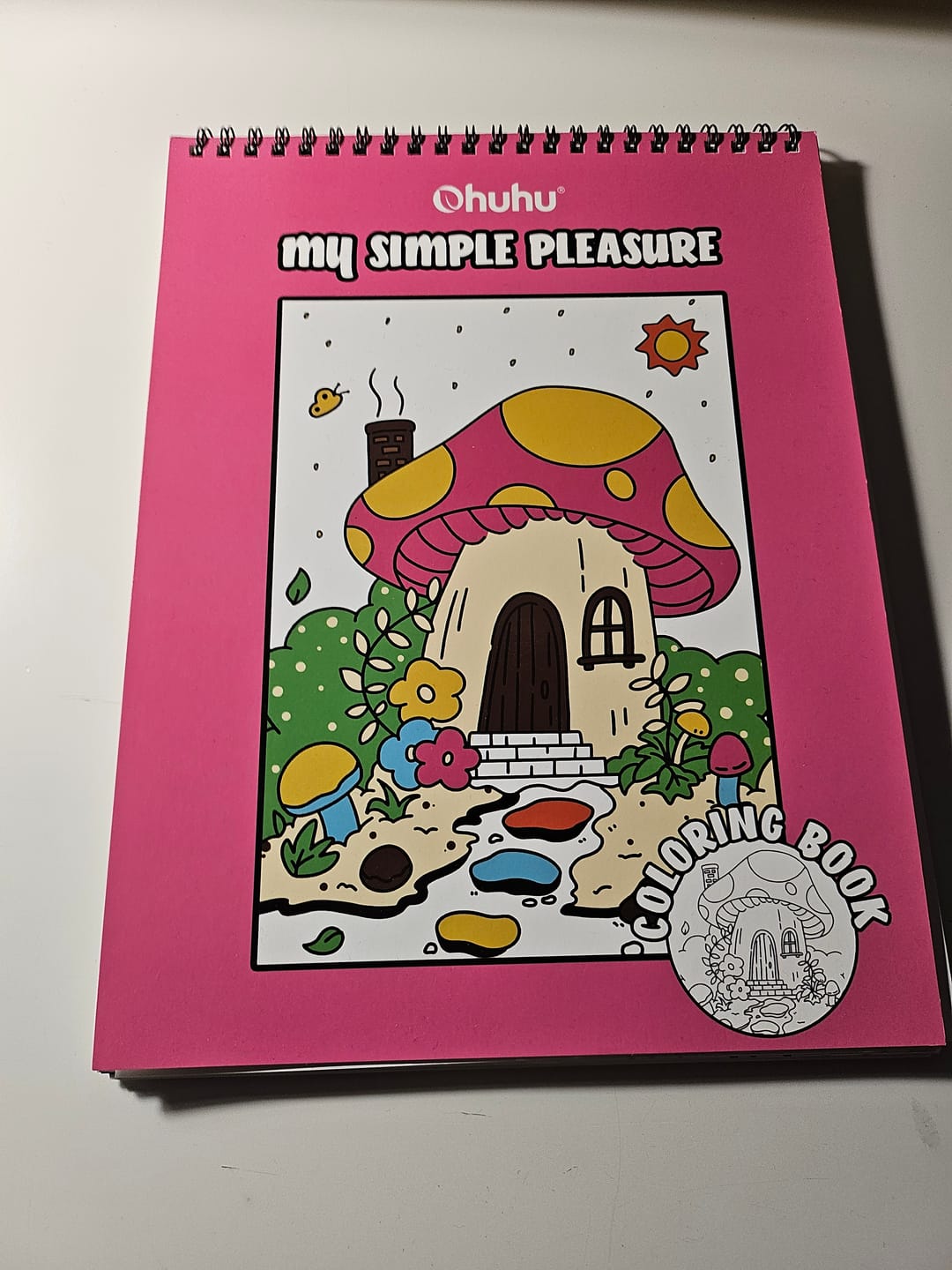 Customer photo review of Ohuhu Double-Sided Bleedproof Coloring Book