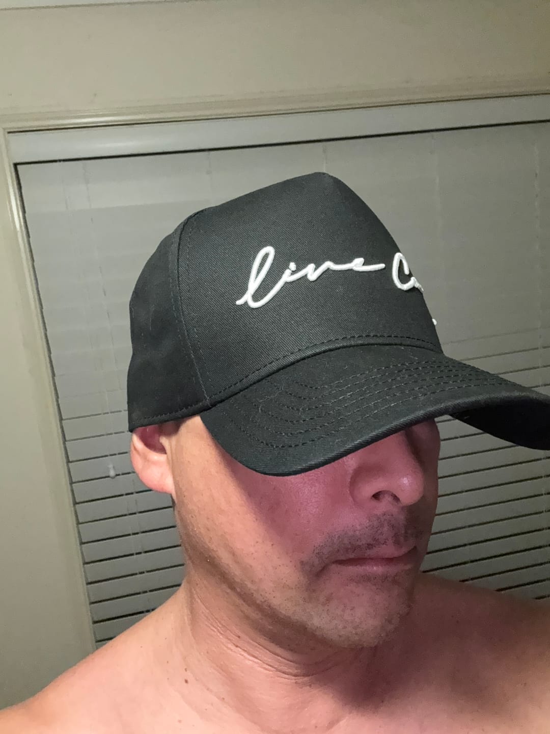 Customer photo review of Live Co. "Black Signature Series" A-Frame Snapback