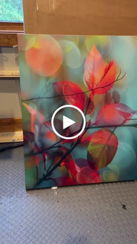 Customer video review of 32x40 Gallery Wrapped Prints