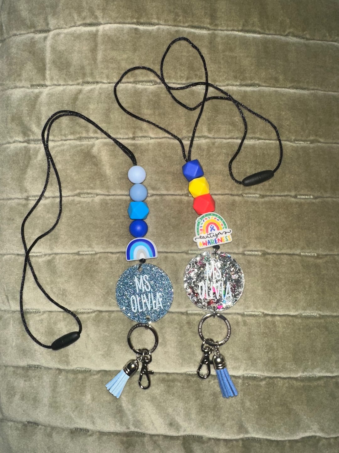 Customer photo review of Design Your Own Beaded Lanyard