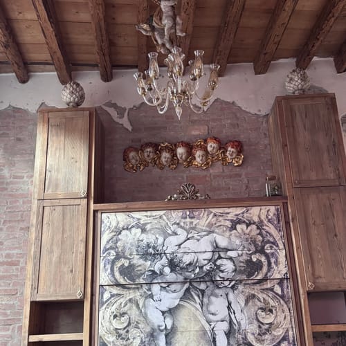 Customer photo review of Pigna Natalizia con Base in Resina – Centrotavola e Decorazione originale