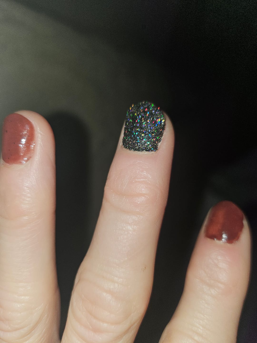 Customer photo review of Peel Off Base Coat