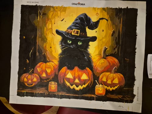 Customer photo review of Black Cat's Halloween