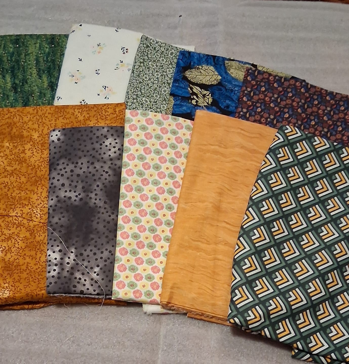 Customer photo review of Cotton Mystery Remnant Bundle