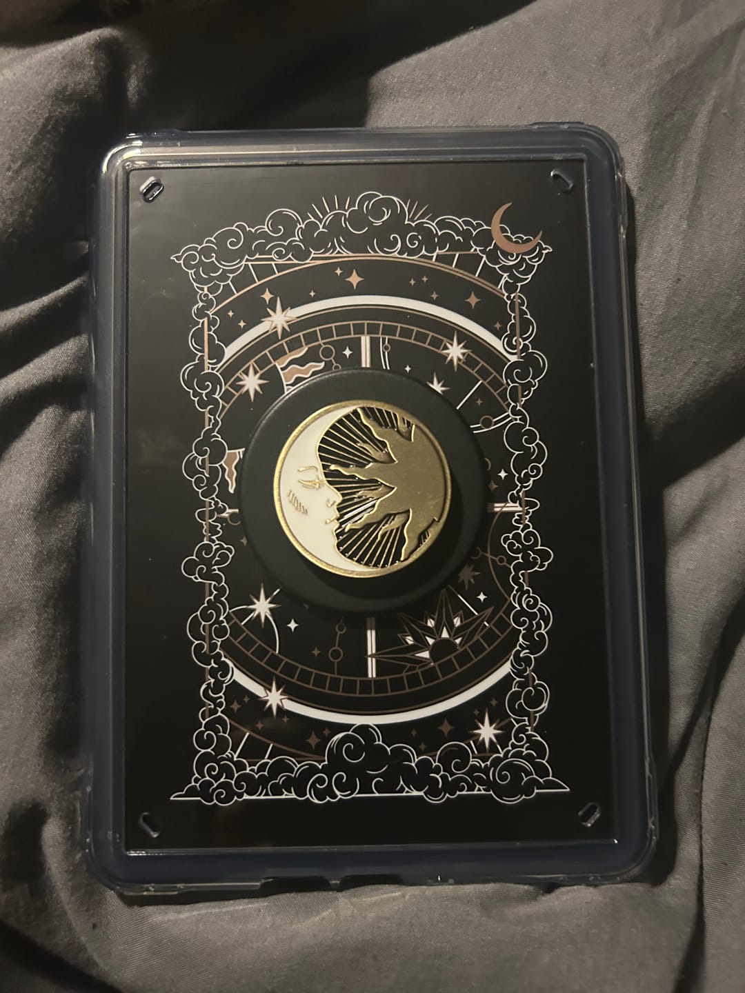 Customer photo review of Otherworldly Black - Kindle Sticker Insert