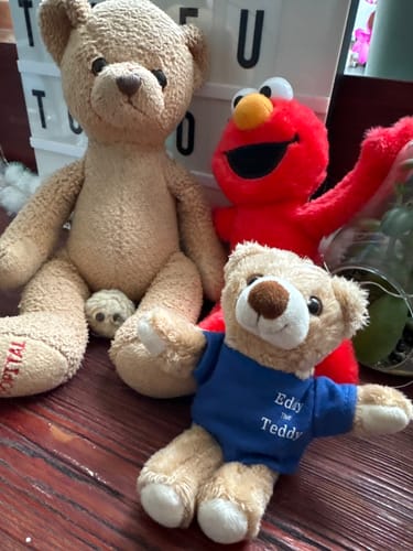 Customer photo review of Eddy The Teddy Keyring