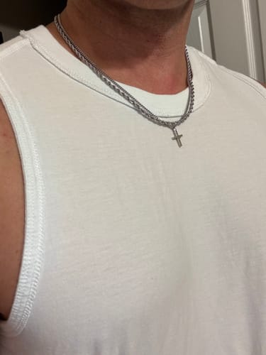 Customer photo review of CROSS CHAIN | Silver