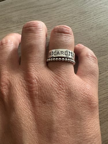 Customer photo review of Anillo Name it! / A pedido