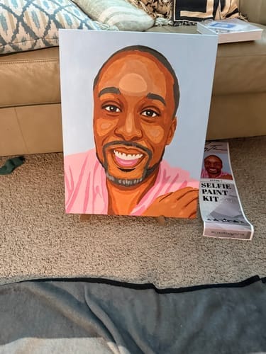 Customer photo review of Selfie Paint Party Kits