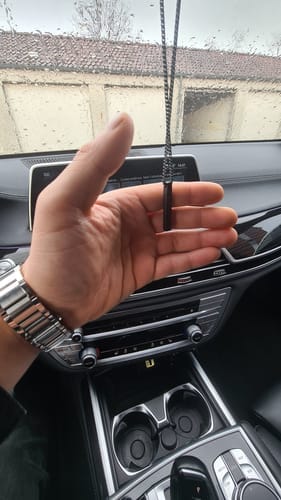 Customer photo review of Ayatul Kursi Bar Halskette