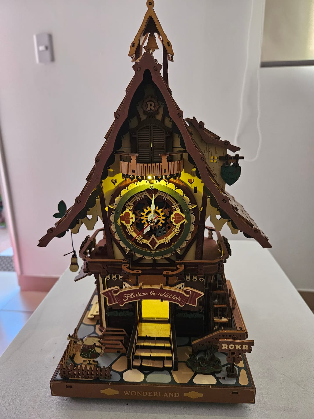 Customer photo review of Rokr Time Art - Puzzle 3D Cuckoo Clock Reloj Cucú