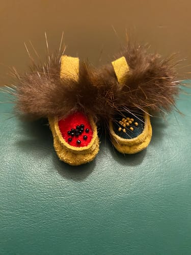 Customer photo review of Mini Moccasin keychain PDF