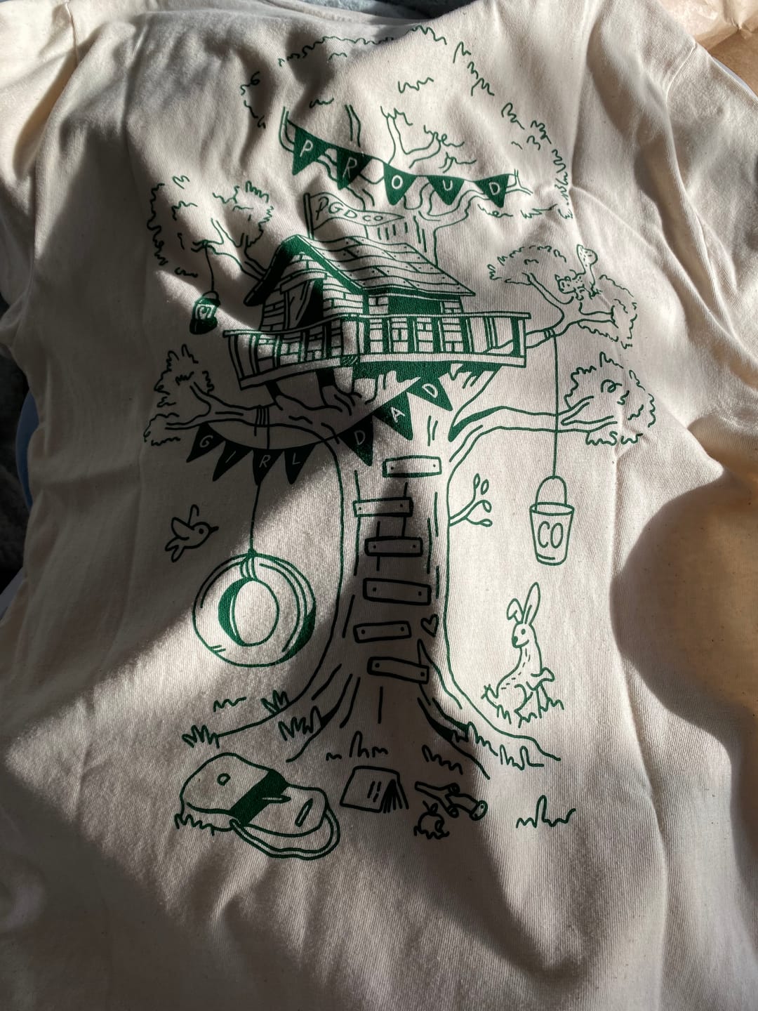 Customer photo review of Founder Tee