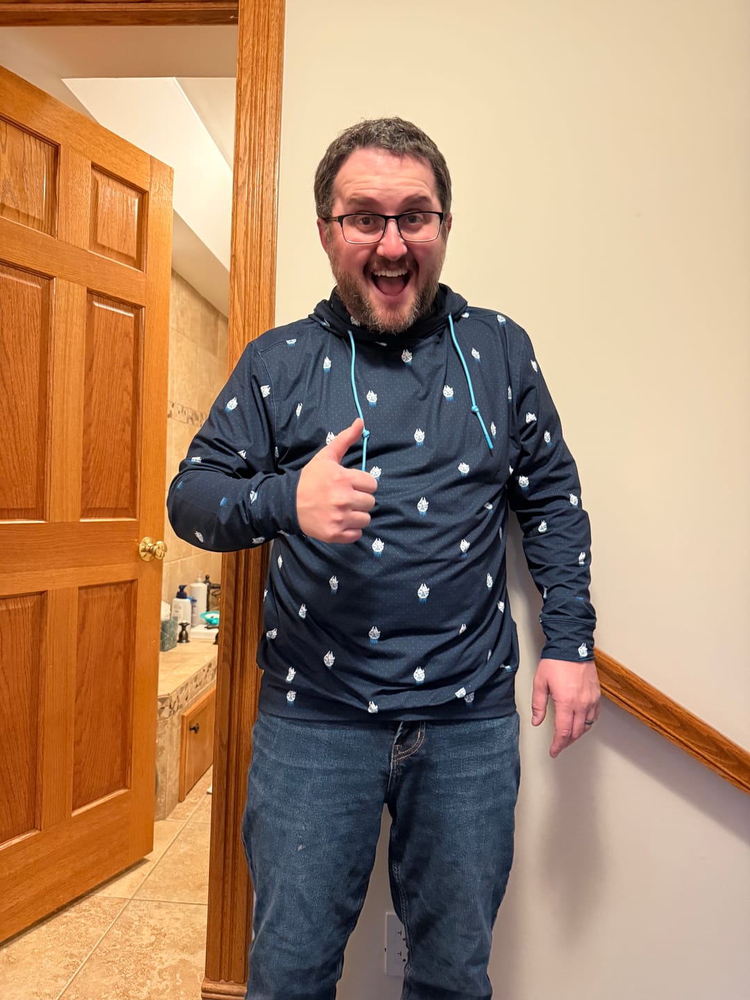 Customer photo review of Star Wars™ "12 Parsecs" – Performance Hoodie