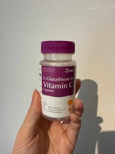 Customer photo review of L-グルタチオン & ビタミンC サプリ