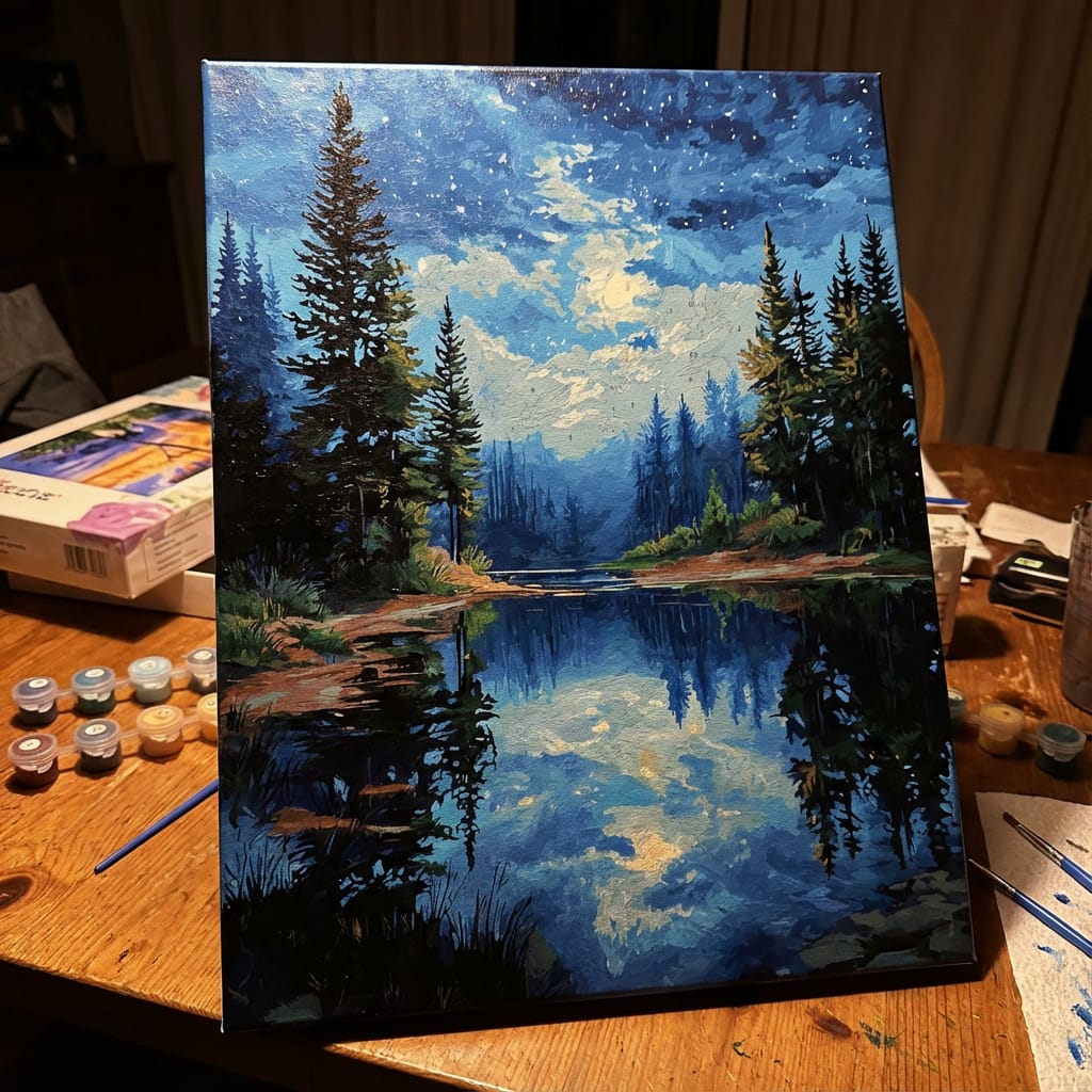 Customer photo review of Night Reflections Tranquil Water