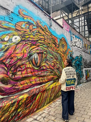 Customer photo review of Omirad “COPYCAT WAR” Heavy Waffle Long Sleeve